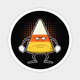 angry candy corn Magnet